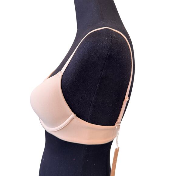 NEW SKIMS Clay Fits Everybody T-Shirt Demi Bra Size 32C - Picture 6 of 8